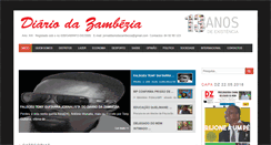 Desktop Screenshot of diariodazambezia.com